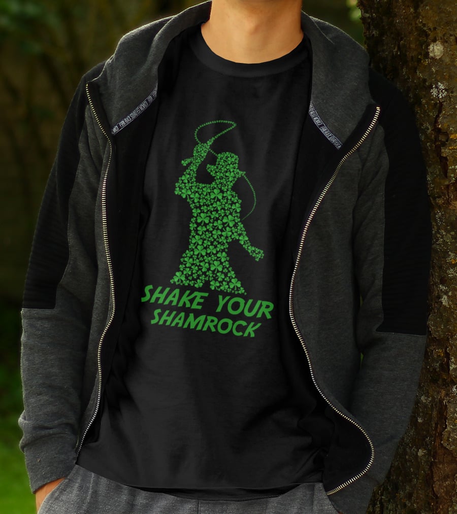 Indiana Jones Shake Your Shamrock St Patrick's Day T-Shirt