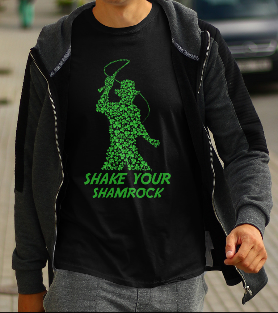 Indiana Jones Shake Your Shamrock St Patrick's Day T-Shirt