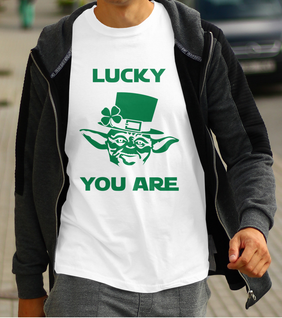 Yoda Irish Lucky You Are T-Shirt