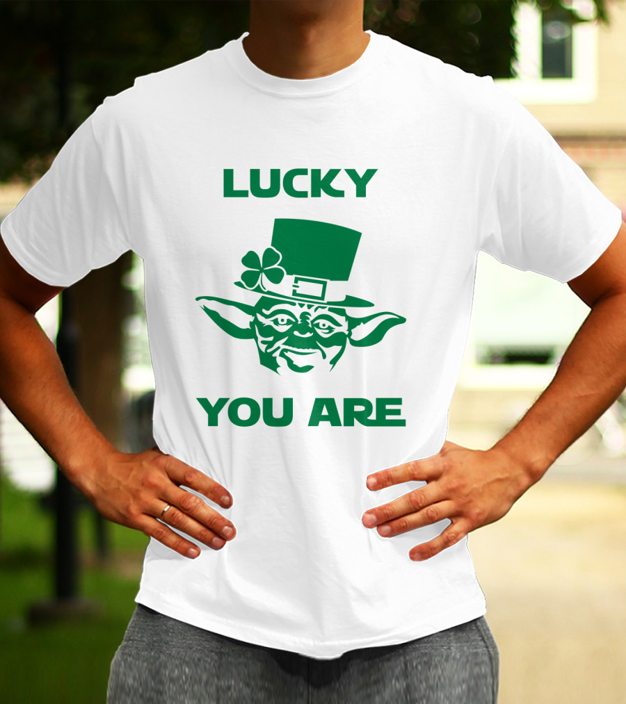 Yoda Irish Lucky You Are T-Shirt