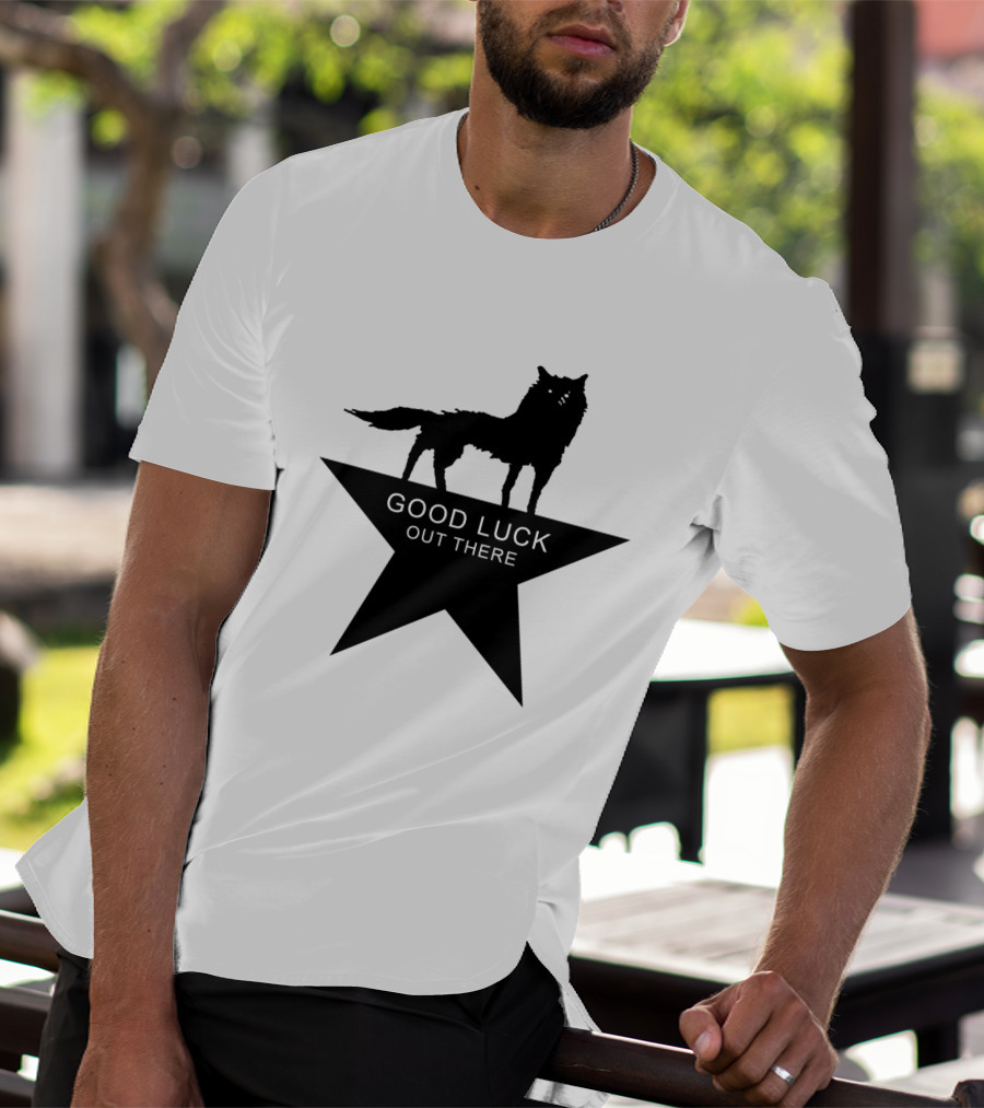 Fantastic Mr. Fox Good Luck Out There Silhouette Star T-Shirt