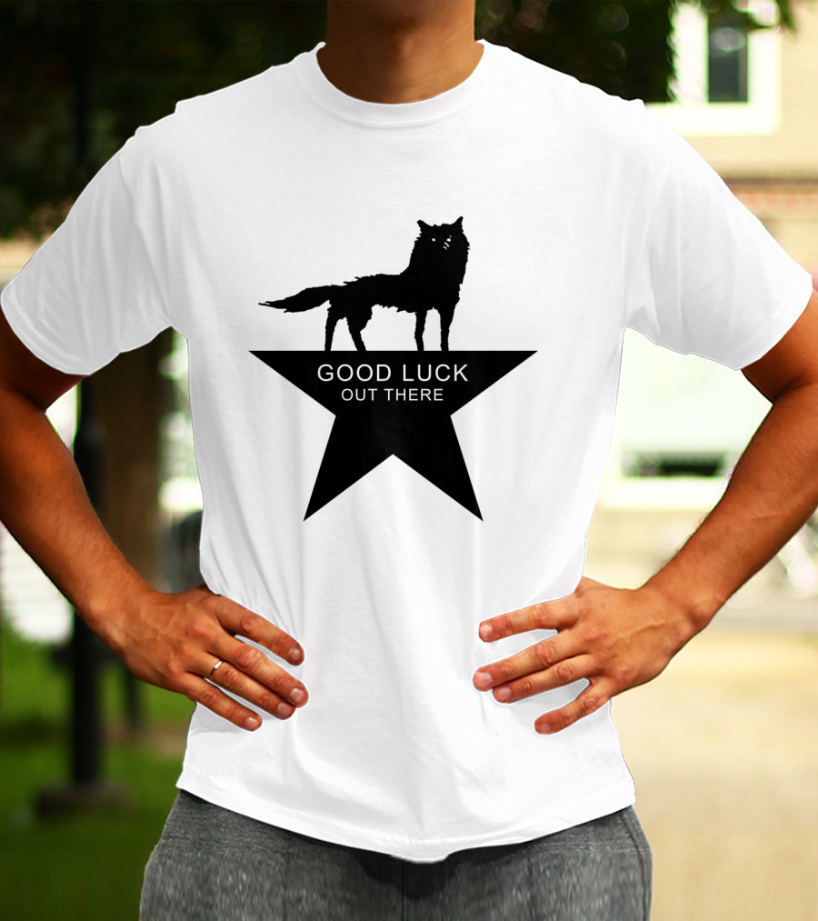 Fantastic Mr. Fox Good Luck Out There Silhouette Star T-Shirt