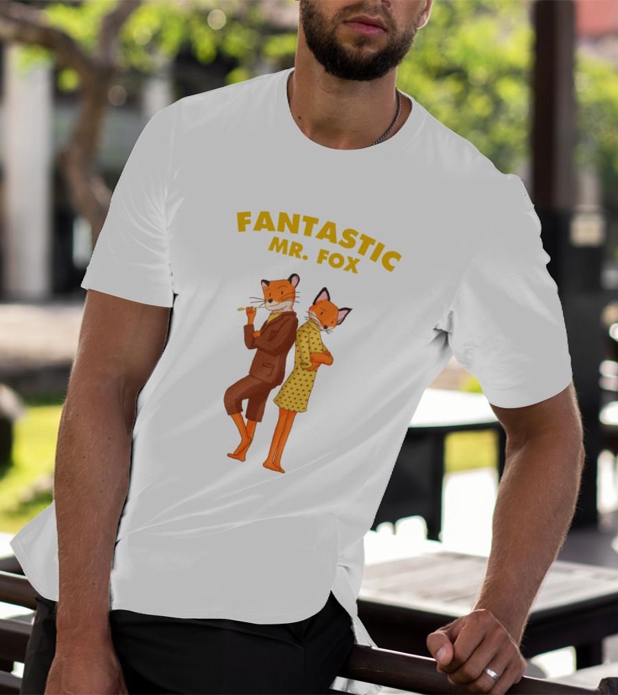 FANTASTIC MR. FOX Cartoon Characters T-Shirt