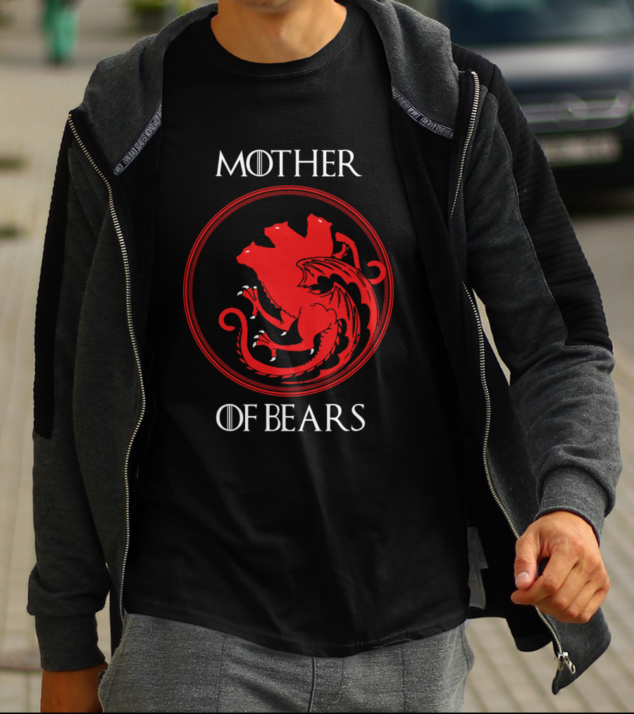 Mother Of Bears Three-Headed Serpent Emblem T-Shirt
