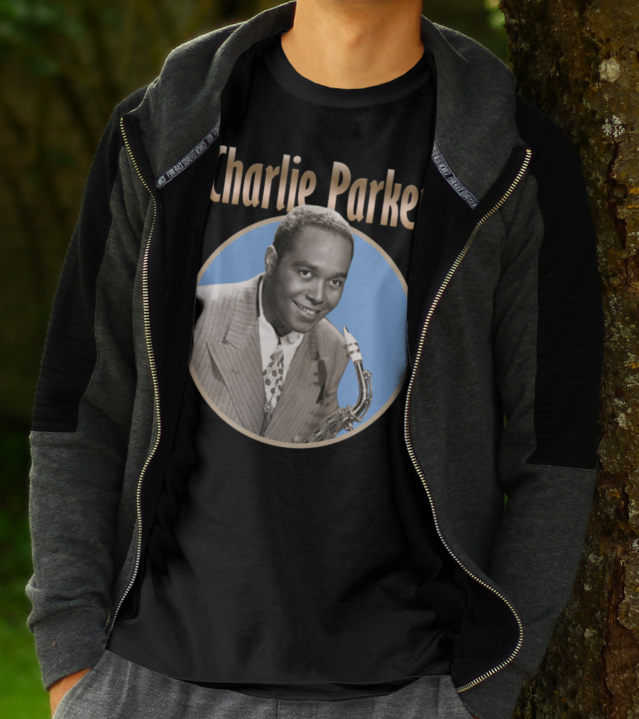Charlie Parker Jazz Saxophone Legend Vintage T-Shirt