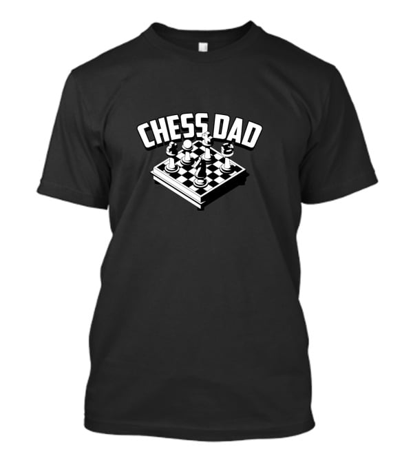 Chess Dad Cute Funny Checkerboard Gamer Men Chessboard T-Shirt