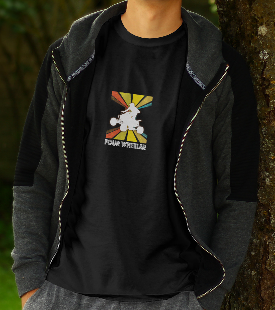 Vintage Dirt Bike Quad Retro Brap Four Wheeler T-Shirt