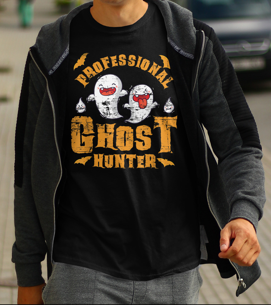 Professional Ghost Hunter Funny Spooky T-Shirt