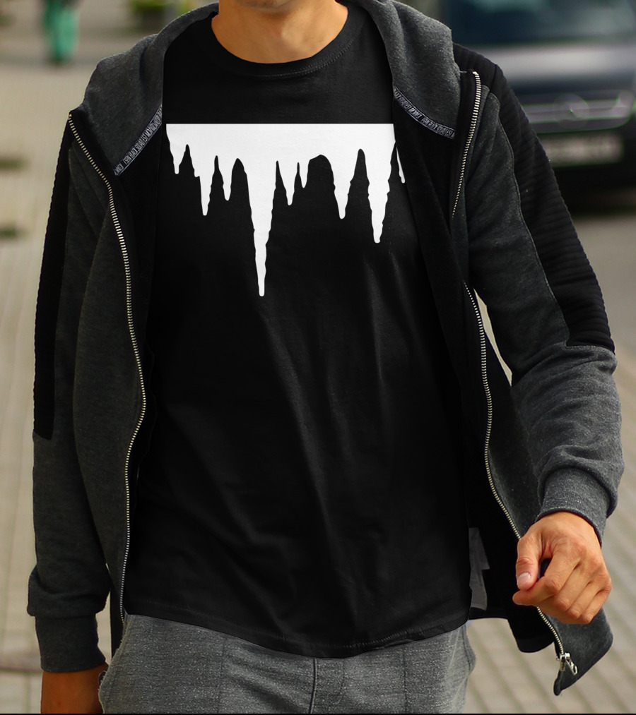 Stalactite Cave Exploration For Spelunkers And Cavers T-Shirt