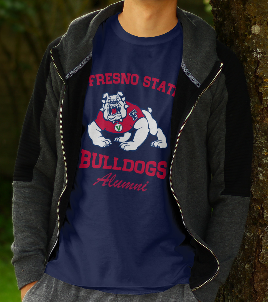 Fresno State Bulldogs Alumni Bulldog Mascot T-Shirt