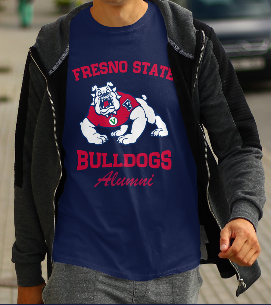 Fresno State Bulldogs Alumni Bulldog Mascot T-Shirt