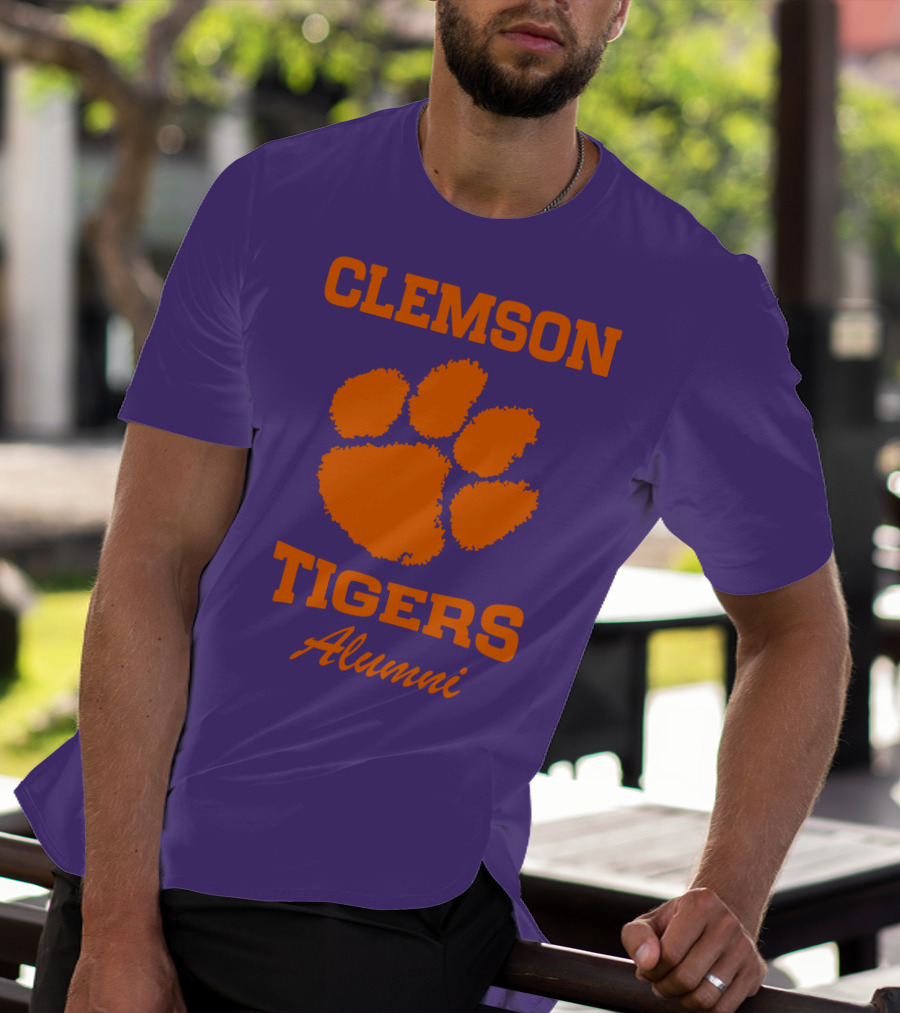 Clemson Tigers Alumni Paw Prints T-Shirt