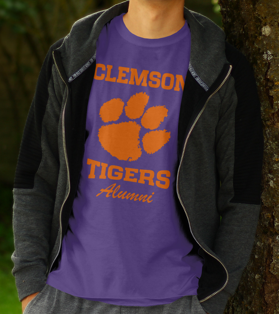 Clemson Tigers Alumni Paw Prints T-Shirt