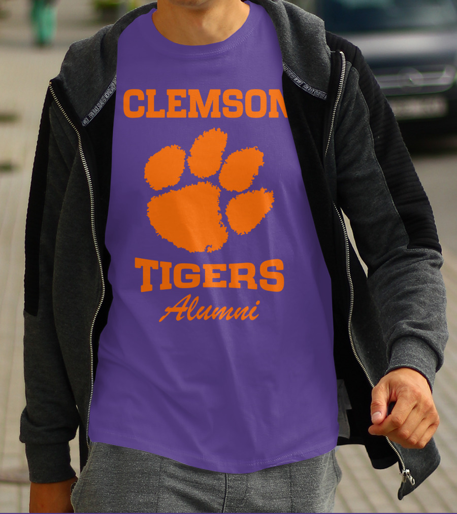Clemson Tigers Alumni Paw Prints T-Shirt