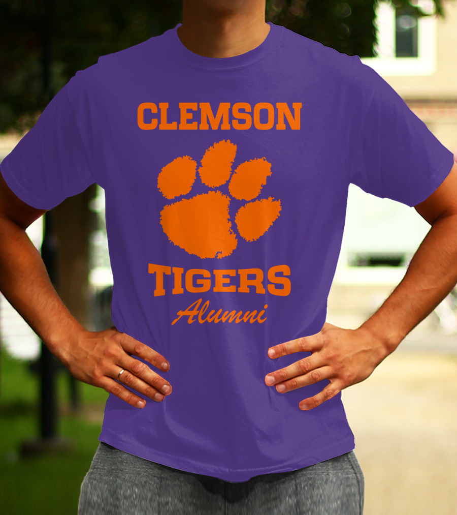 Clemson Tigers Alumni Paw Prints T-Shirt