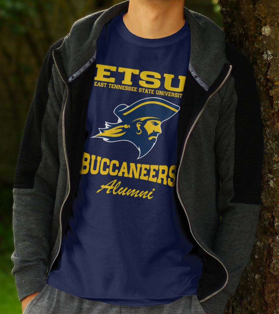 ETSU East Tennessee State University Buccaneers Alumni T-Shirt