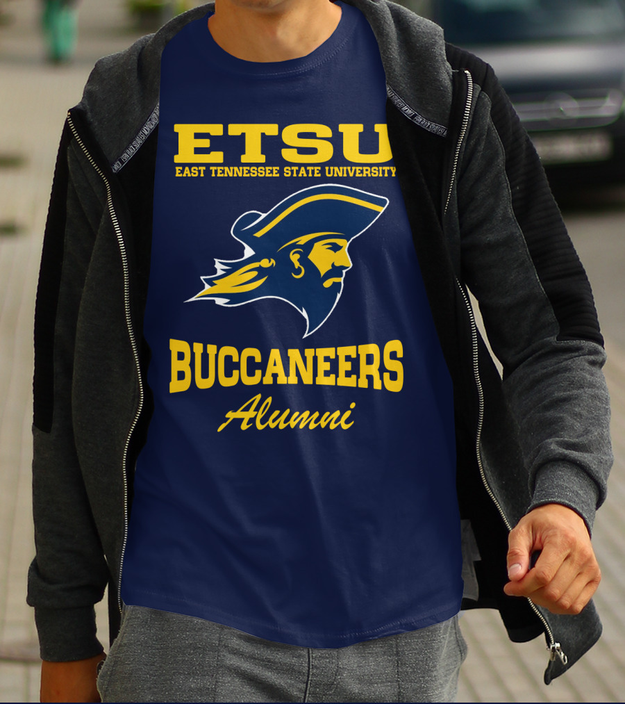 ETSU East Tennessee State University Buccaneers Alumni T-Shirt