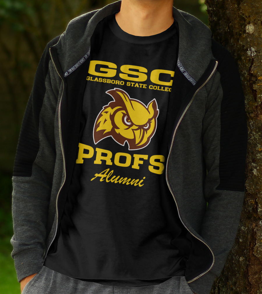 GSC Glassboro State College Profs Alumni Owl T-Shirt