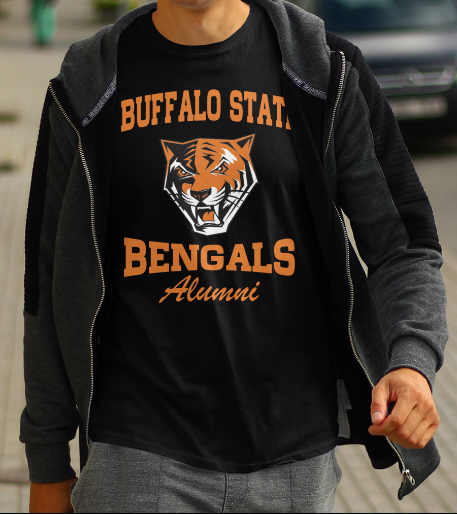 Buffalo State Bengals Alumni Tiger Mascot T-Shirt