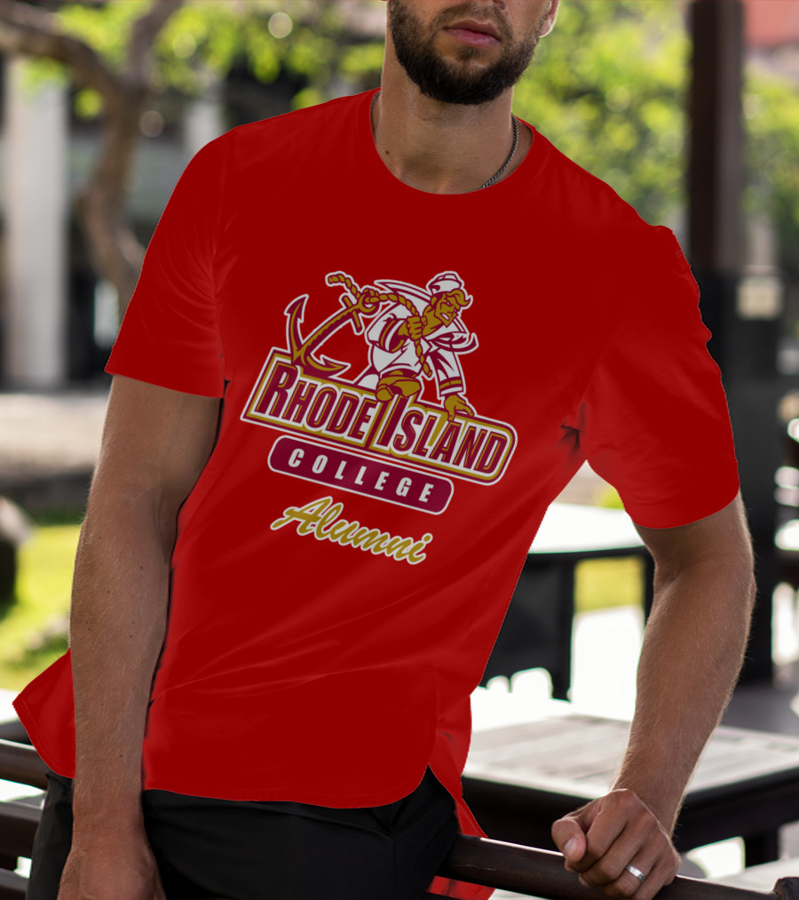 Rhode Island College Alumni Anchor Sailor T-Shirt