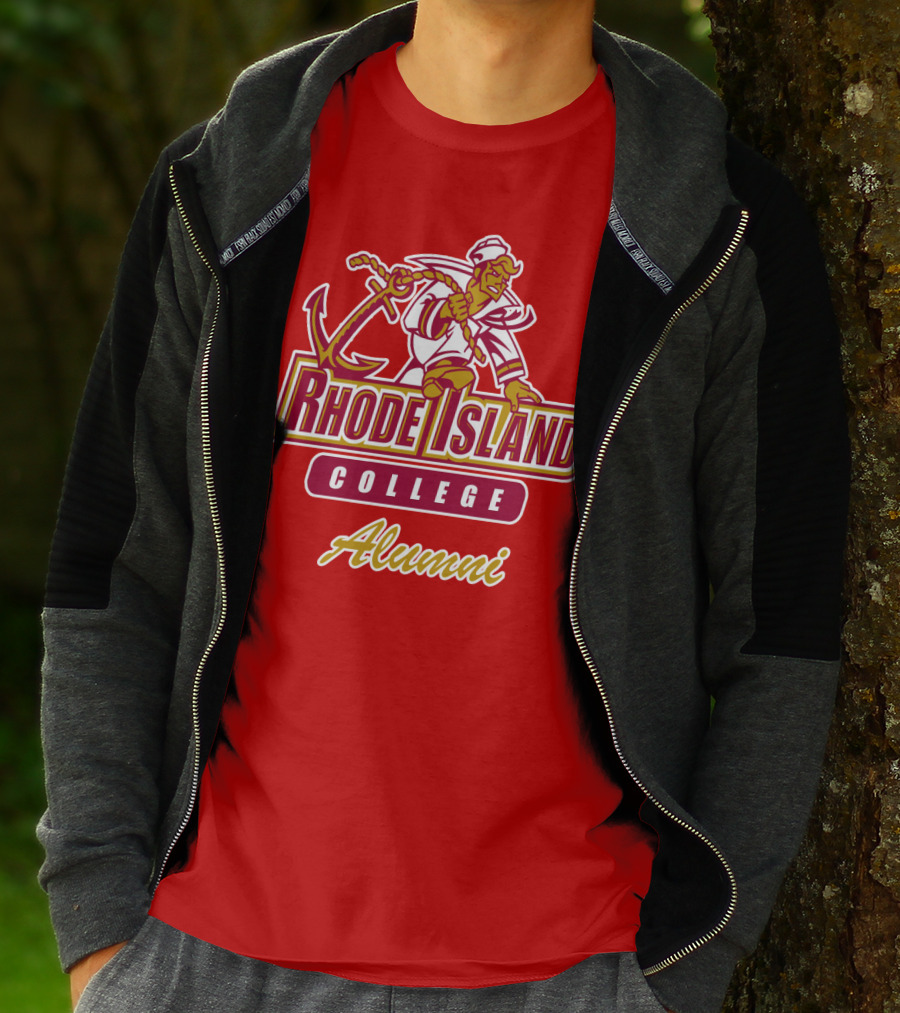 Rhode Island College Alumni Anchor Sailor T-Shirt