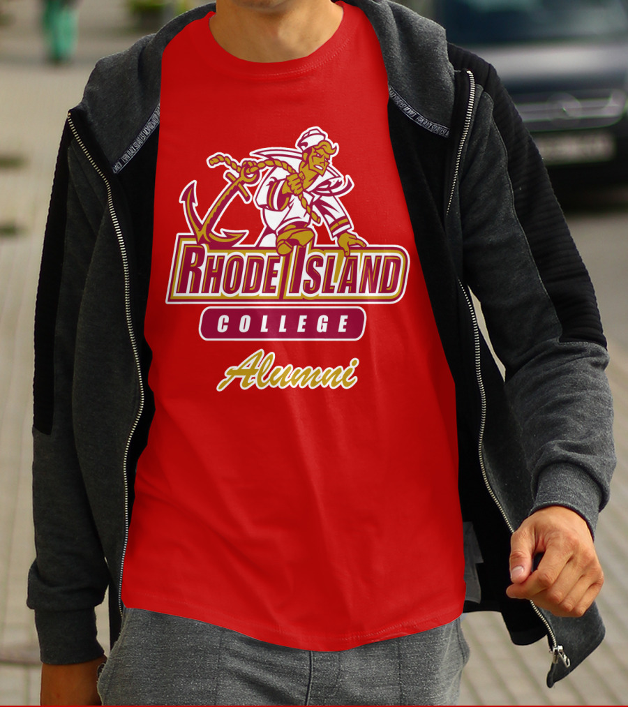 Rhode Island College Alumni Anchor Sailor T-Shirt