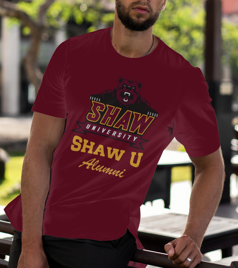 Shaw University Bear Shaw U Alumni T-Shirt