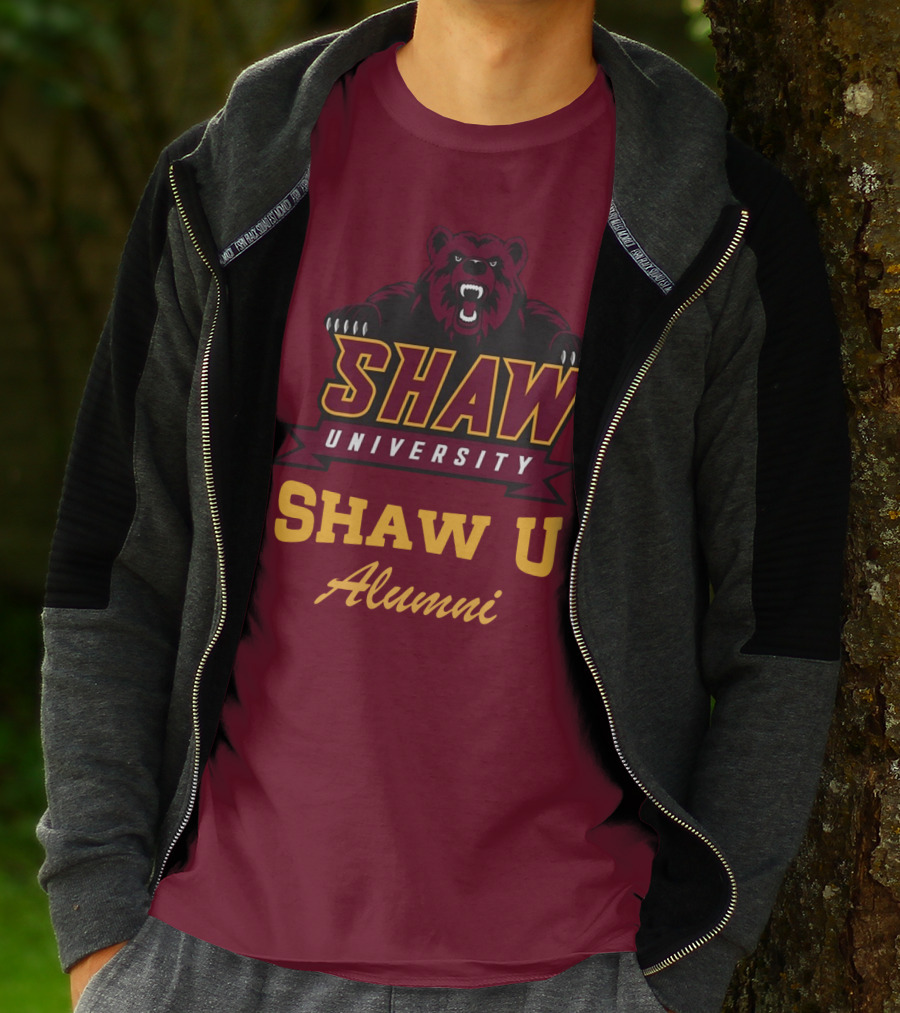 Shaw University Bear Shaw U Alumni T-Shirt