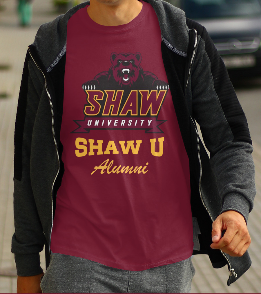Shaw University Bear Shaw U Alumni T-Shirt