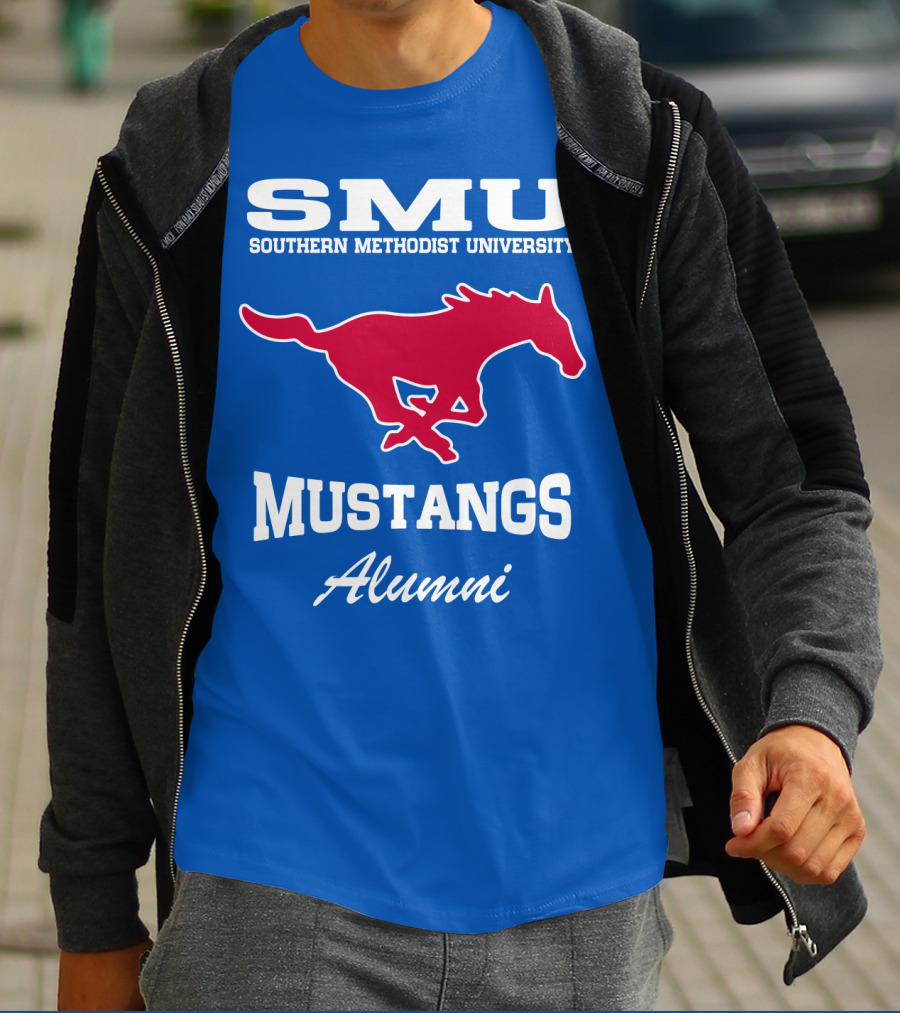 SMU Southern Methodist University Mustangs Alumni T-Shirt