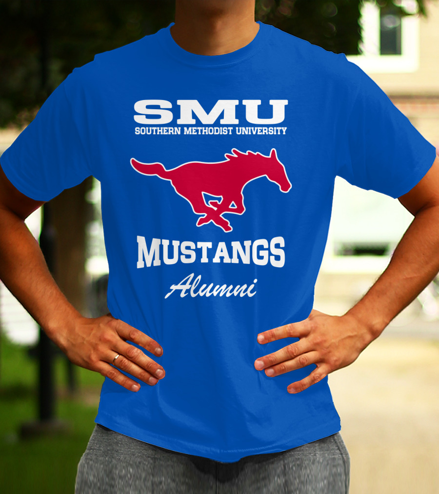 SMU Southern Methodist University Mustangs Alumni T-Shirt