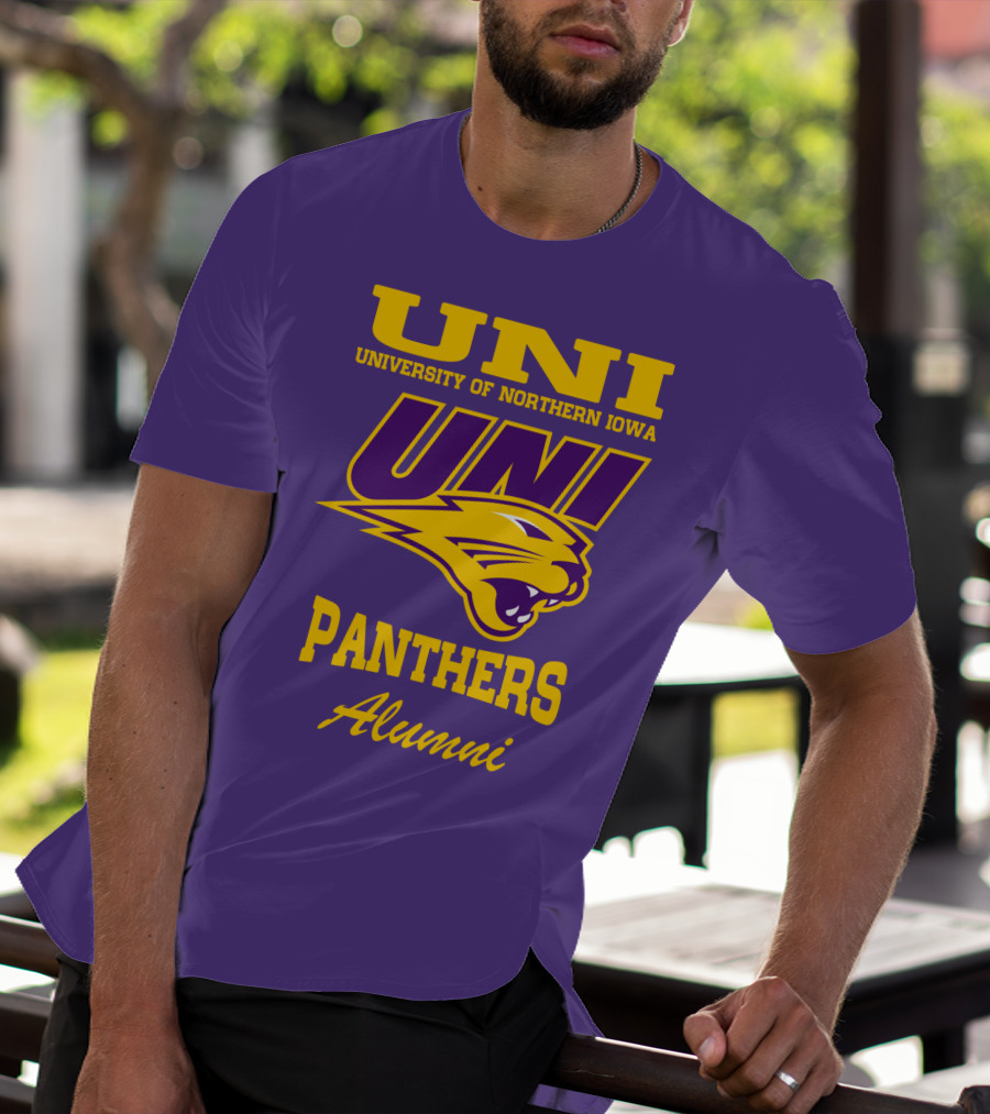 UNI University Of Northern Iowa Panthers Alumni T-Shirt