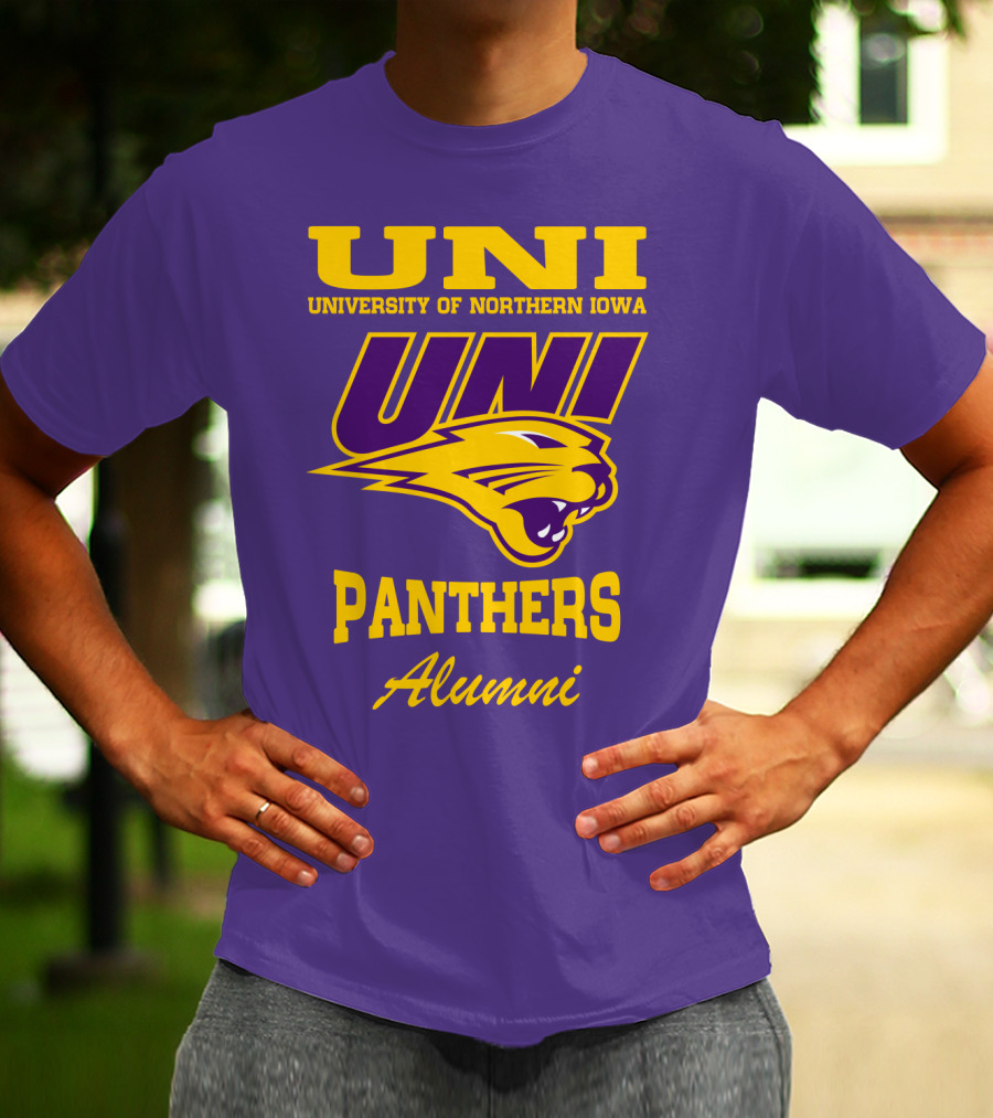 UNI University Of Northern Iowa Panthers Alumni T-Shirt