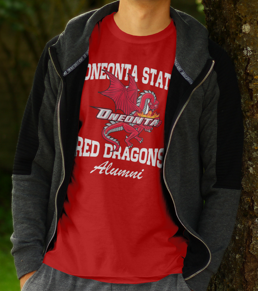 Oneonta State Red Dragons Alumni T-Shirt