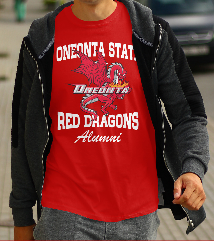 Oneonta State Red Dragons Alumni T-Shirt