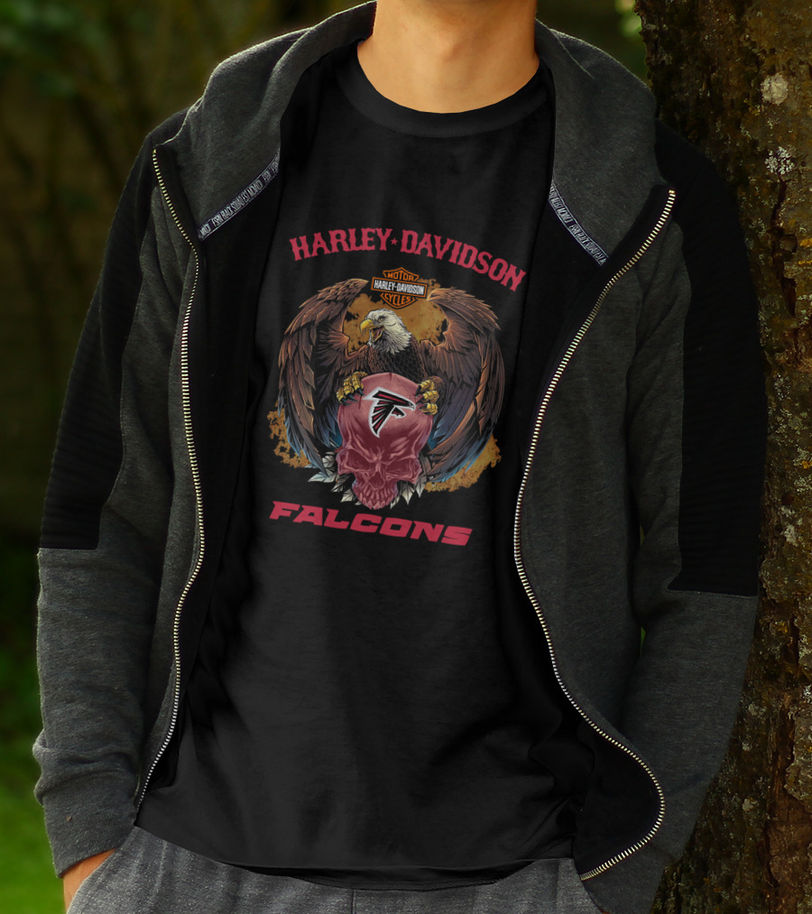 Harley Davidson Motor Eagle Falcons T-Shirt