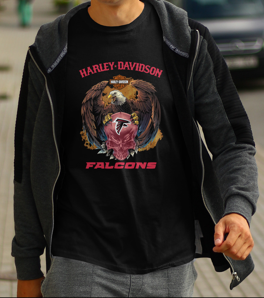 Harley Davidson Motor Eagle Falcons T-Shirt