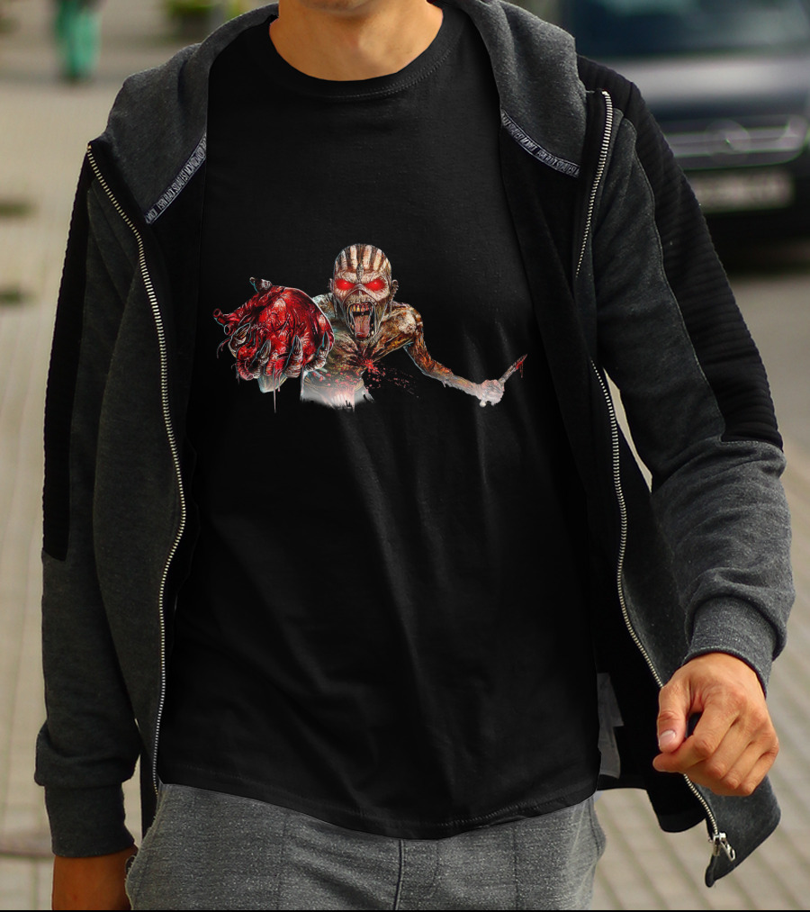 Ir 36 Eddie The Head Zombie T-Shirt