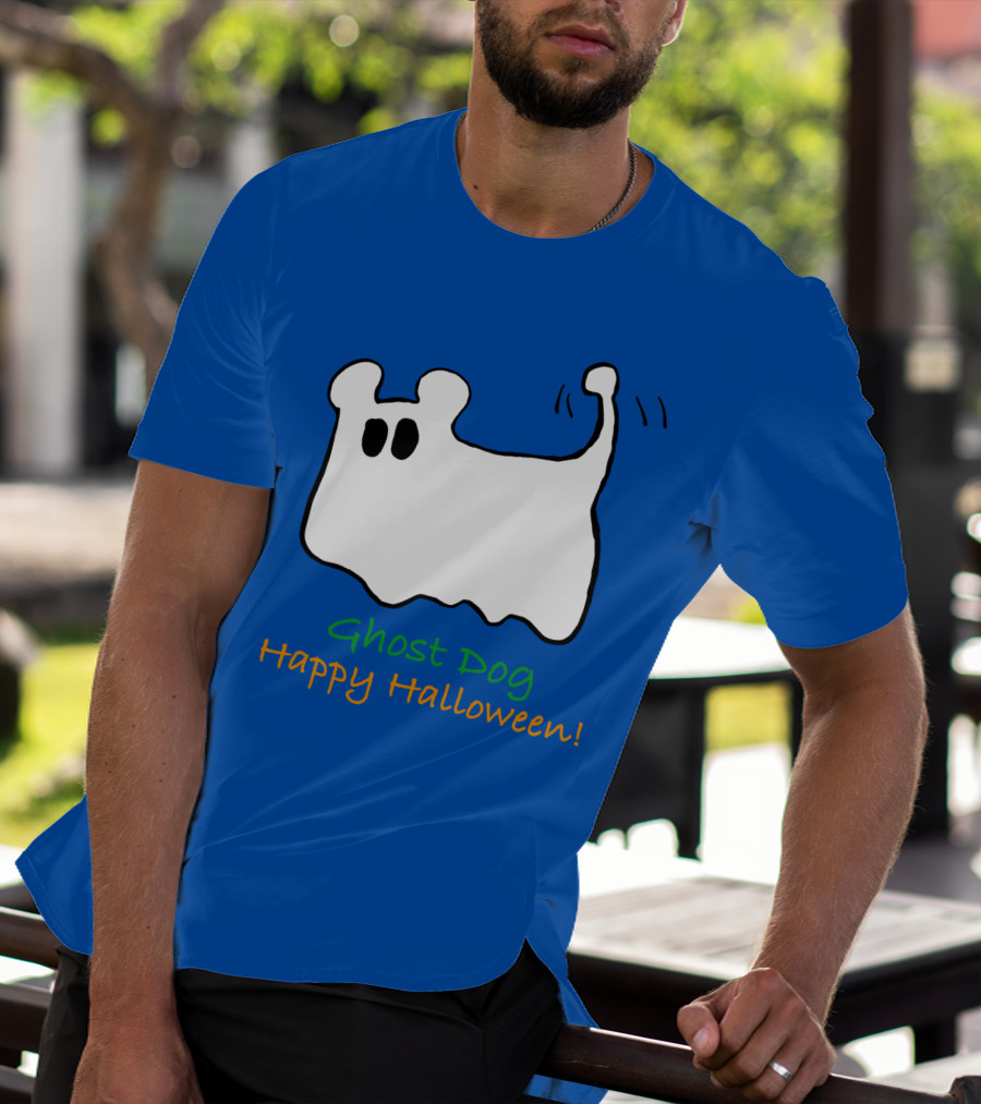 Ghost Dog Happy Halloween T-Shirt