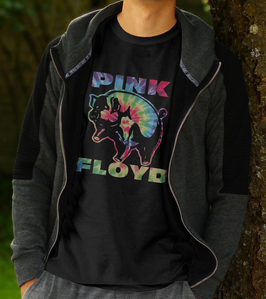Pink Floyd Tie-Dye Pig T-Shirt