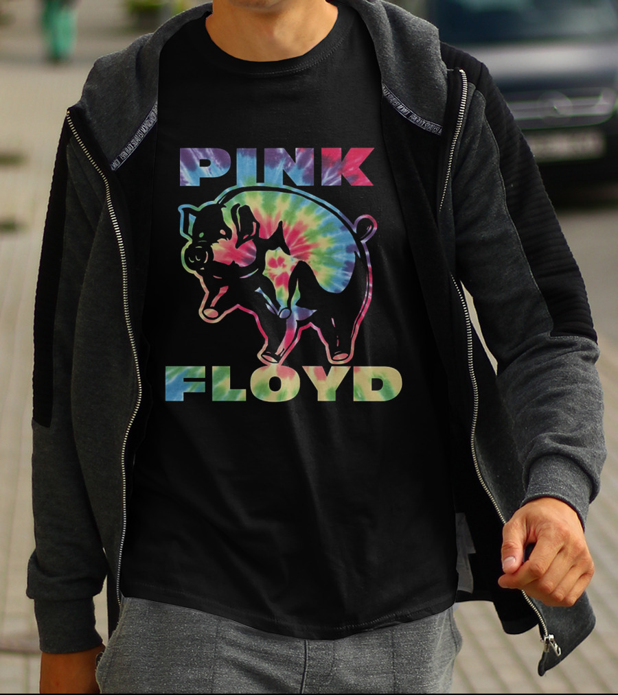 Pink Floyd Tie-Dye Pig T-Shirt