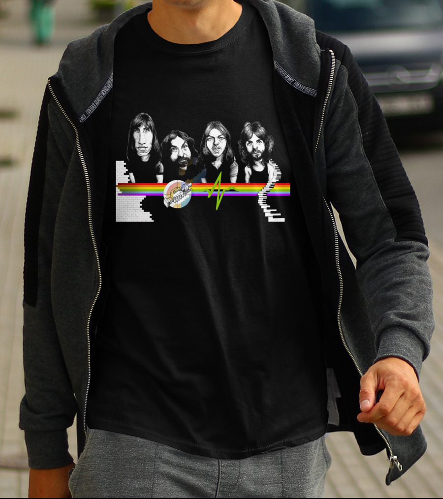 Pink Floyd Dark Side Of The Moon The Wall Band Members T-Shirt