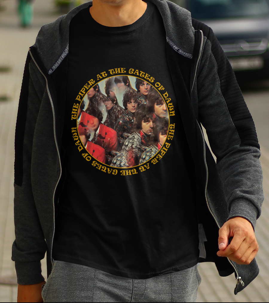 Pf The Piper At The Gates Of Dawn Album Artwork Multi-Image Collage T-Shirt