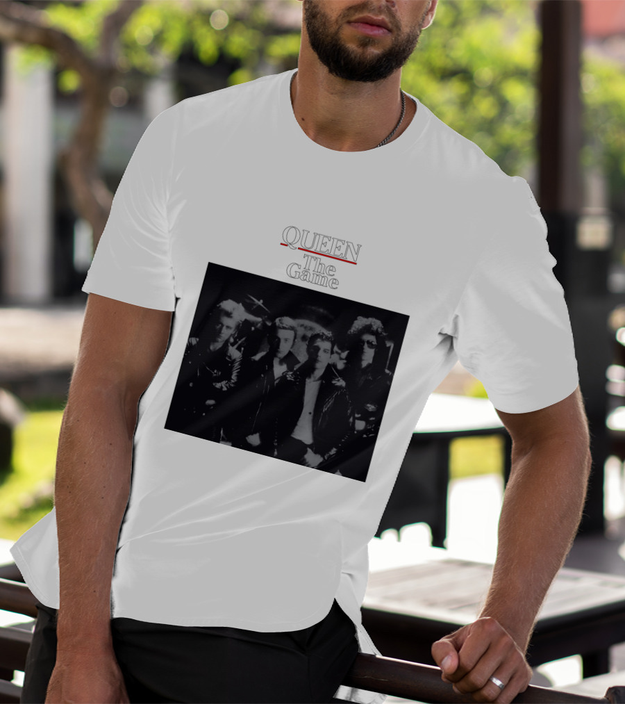Queen The Game Band Photo Vintage Album Cover T-Shirt