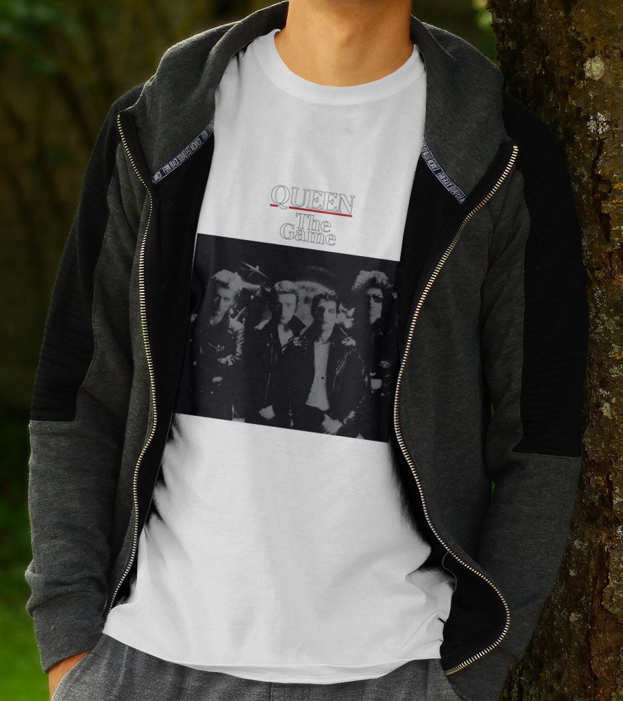 Queen The Game Band Photo Vintage Album Cover T-Shirt