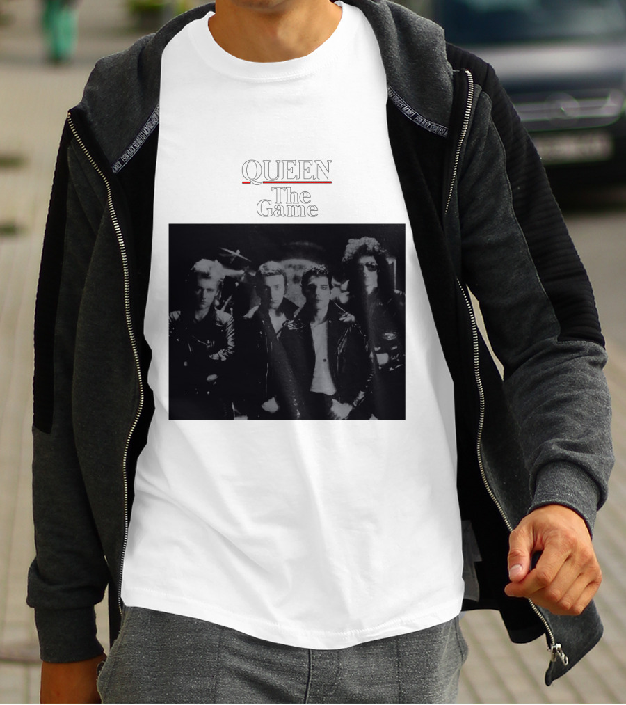 Queen The Game Band Photo Vintage Album Cover T-Shirt