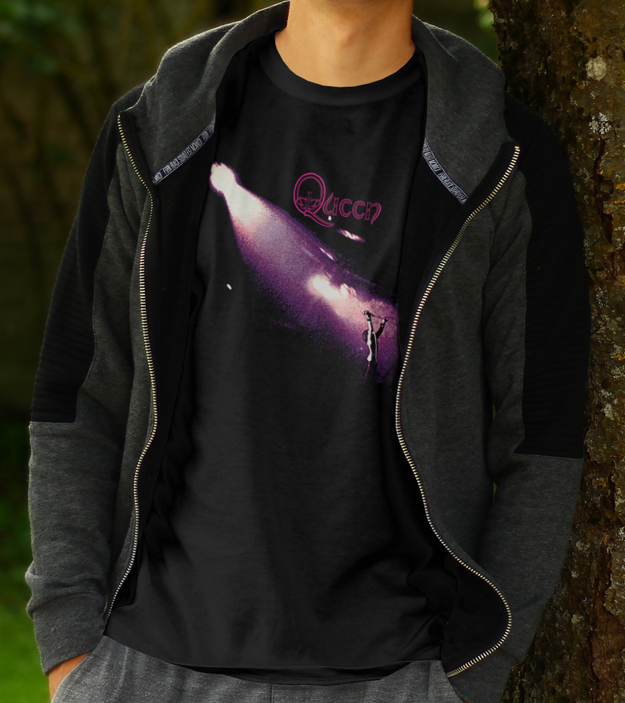 Queen Band Concert Stage Spotlight Freddy Mercury Iconic Performance T-Shirt