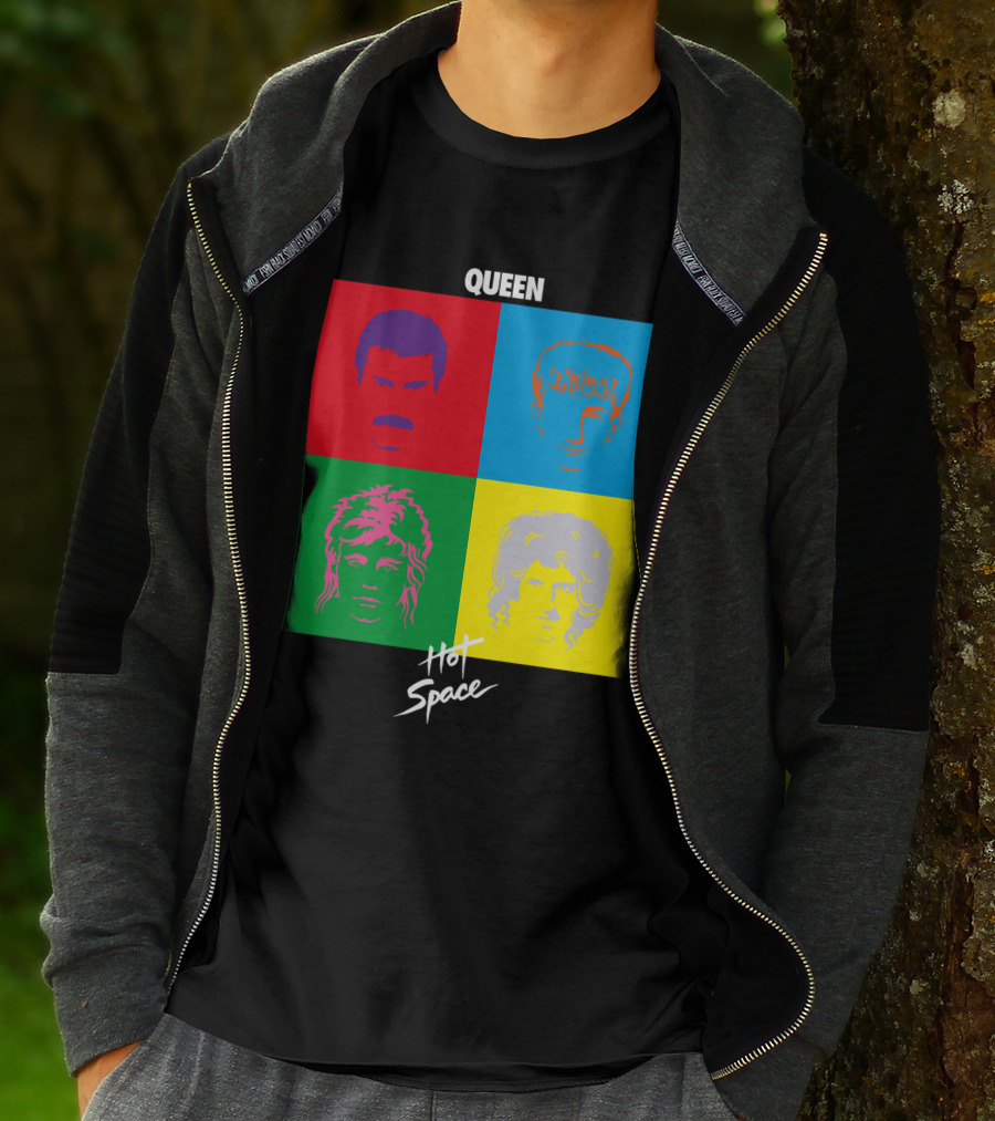 Queen Hot Space Album Pop Art Faces T-Shirt