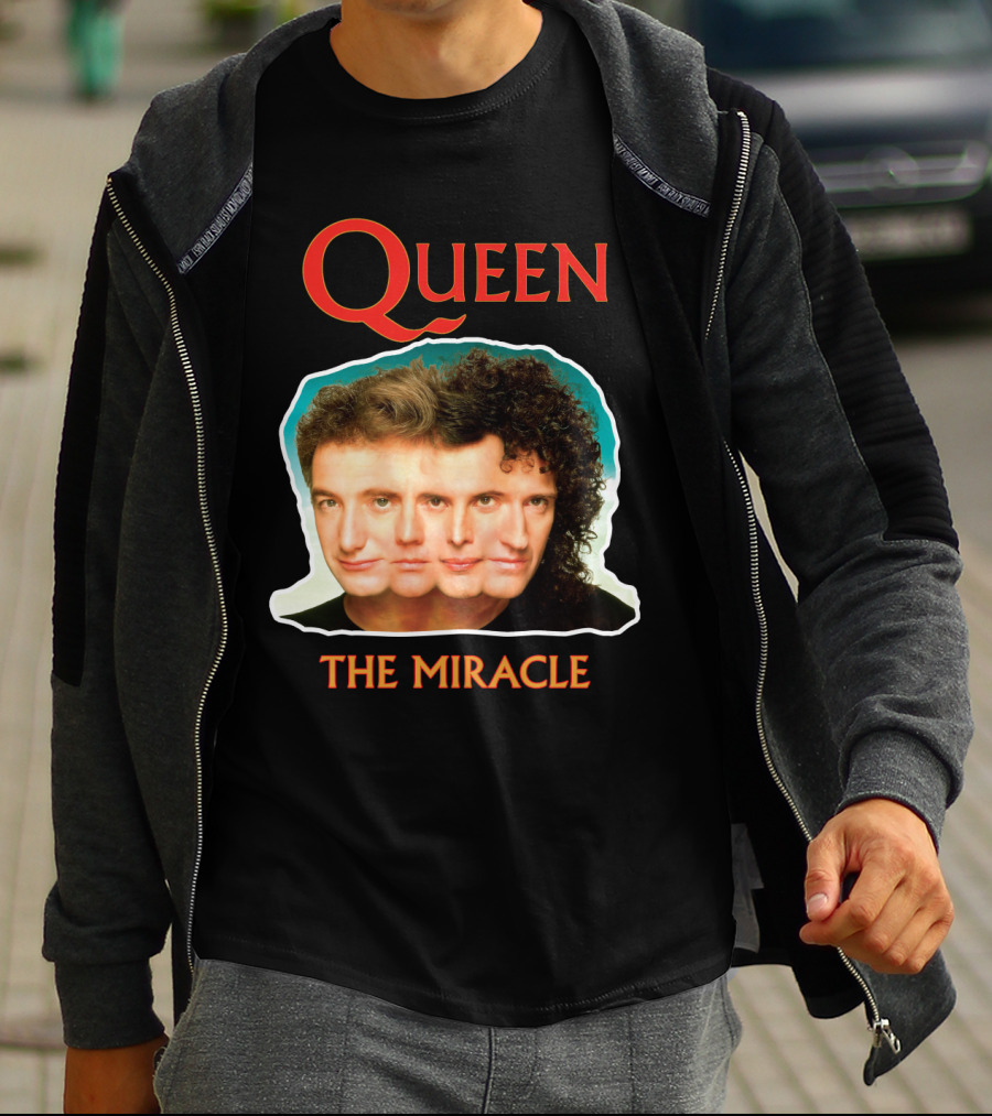 Queen The Miracle Album Cover Collage Faces T-Shirt