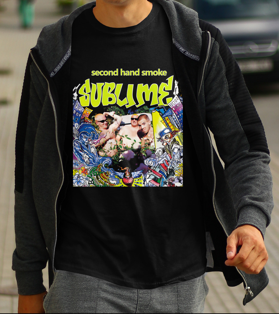 Sublime Second Hand Smoke Album Cover Art T-Shirt